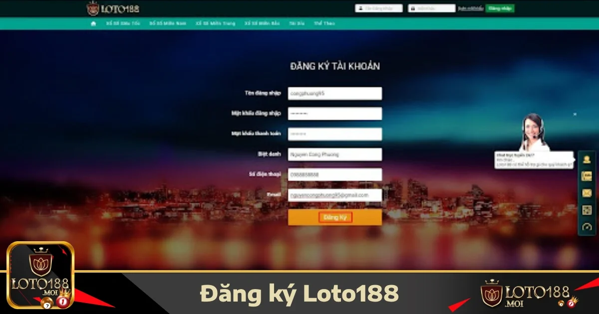 Hướng dẫn chi tiết cách tạo tài khoản trên nền tảng LOTO188